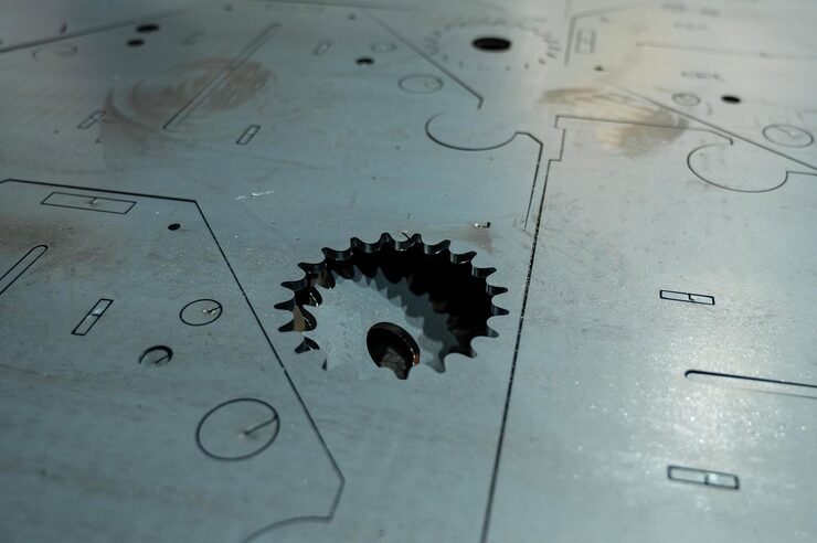 Metal part marking